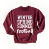 Simply Sage Market Winter Spring Summer Football Sweatshirt - 2 of 4