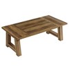 Resenkos Wood Dining Table, Rustic Farmhouse Style, Rectangular Table, Perfect for Family Meals, Brown - 4 of 4