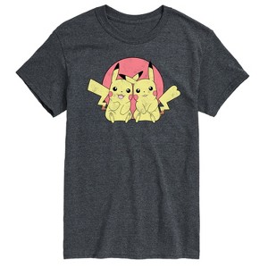 Men's - Pokémon - Pikachus In Circle-Men's Short Sleeve Graphic T-Shirt Short Sleeve Graphic T-Shirt - 1 of 4