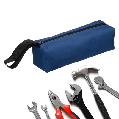 Unique Bargains Oxford Cloth Multi-Purpose Organizing Zipper Electrician Tool Bag 9.8" x 3.4" x 2.8"