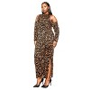 L I V D Women's Tigress Collar Sleeve Dress - 2 of 3