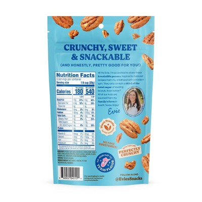 Evie's Snacks Roasted Texas Pecans Brown Butter Rum Nuts - 3oz