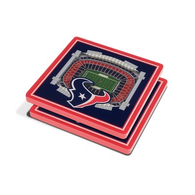 NFL Houston Texans 3D StadiumView Coasters