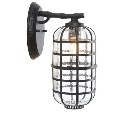 Rigel Black Direct Wired Electric Outdoor Wall Sconce Set
