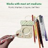 4E’s Novelty 12 Pack Unfinished DIY Wooden Picture Frame Christmas Ornaments Crafts for Kids & Adults, DIY Ornaments for Holiday Christmas Decorations - 4 of 4