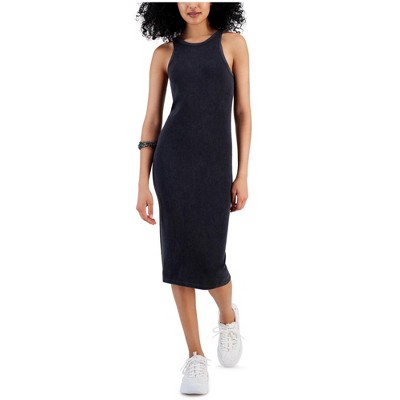 Crave Fame Womens Ribbed Seamless Midi Dress