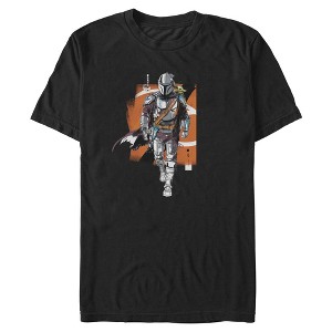 Mens Star Wars: The Mandalorian and Grogu Artistic Mando And The