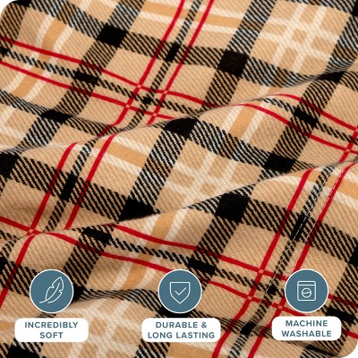 Red Lodge Plaid Full/Queen Cotton Flannel Duvet Cover Set