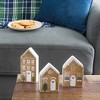 Primitives by Kathy Wooden Gingerbread Houses Figurines Chunky Sitter Set - image 2 of 4