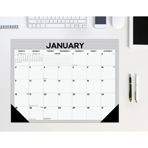Willow Creek Press 22"x17" 2026 Pinstripe Large Monthly Deskpad - 1 of 4