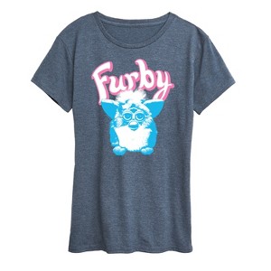 Women's - Furby - Photoreal Furby Logo Short Sleeve Graphic T-Shirt - 1 of 4