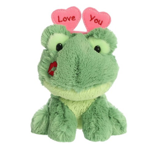 Aurora Small Love You Frog Love On The Mind Heartwarming Stuffed