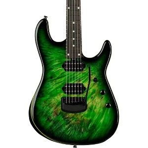 Ernie Ball Music Man Cutlass HH Trem 6 String Jason Richardson Burl Top Electric Guitar Kokiri Forest - 1 of 4