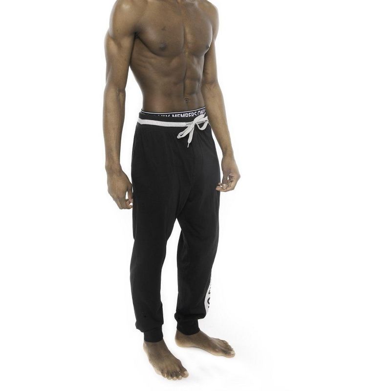 Members Only Men's Jersey Sleep Jogger Pant Cotton Comfortable & Relaxed Fit with Two Waist Pockets, 2 of 4
