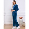 Jess by Meiko Women's Slim Fit Velour Tracksuit Set 2 Pieces - 3 of 4