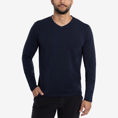 X RAY Men's V-Neck & Henley Long Sleeve T-Shirt