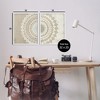 Stupell Industries Rustic Mandala Boho Pattern 2pc Framed Giclee Art Set - 3 of 4