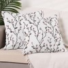 Unique Bargains Four Seasons Decoration Throw Floral Pattern Pillow Cases 2 Pcs - 2 of 4