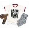 Simply Sage Market Women's Retro Football Game Day Short Sleeve Ringer Tee - 2 of 3