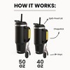 FrostBuddy Thicc Buddy Insulated Tumbler | Available in 40oz & 50oz Sizes | Stainless Steel + Chapstick Holder - 2 of 4