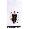 27.0 Inch Cat & Witch Tea Towel Set / 2 Johanna Parker Halloween Kitchen Towel - 3 of 3
