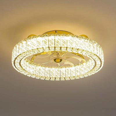 Siljoy Ceiling Fans with lights (White, 20")