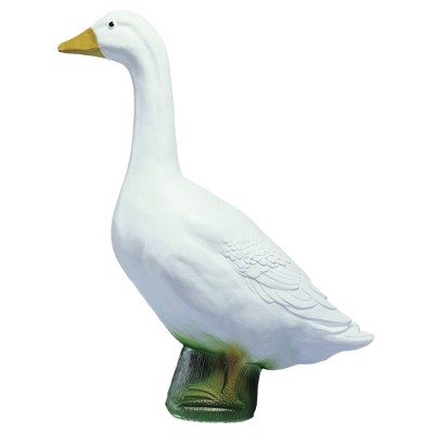 Union Products Wild Goose Outdoor Lawn and Garden Statue, 23" Tall Figurine, Decorative Accent for Patio, Indoor or Protected Outdoors Use, White