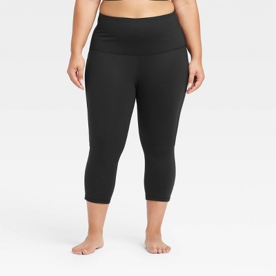 plus size cropped leggings