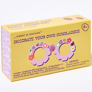 Journey of Something: Decorate Your Own Sunglasses - Flower Eyewear, Craft Kit - 1 of 4