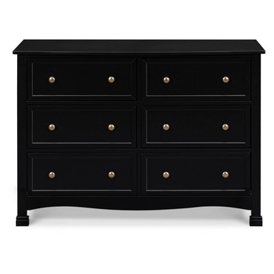 Image of DaVinci Kalani 6 Drawer Double Wide Dresser - Black Ebony