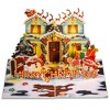 Paper Love Pop Up Christmas Card, 3D Decorated House, Gift for Christmas or Holidays - 5" x 7" - 4 of 4
