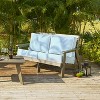 ARTPLAN Deep Seat Outdoor Cushion,Set 24"x24"x6" ,18x24" Bench Outdoor Chair Cushions, Polyester Fill Back for Patio Furniture ,Square - 4 of 4