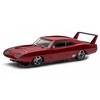 Dom's 1969 Dodge Charger Daytona Maroon Fast and Furious 6" Movie (2013) 1/43 Diecast Model Car by Greenlight" - 3 of 4