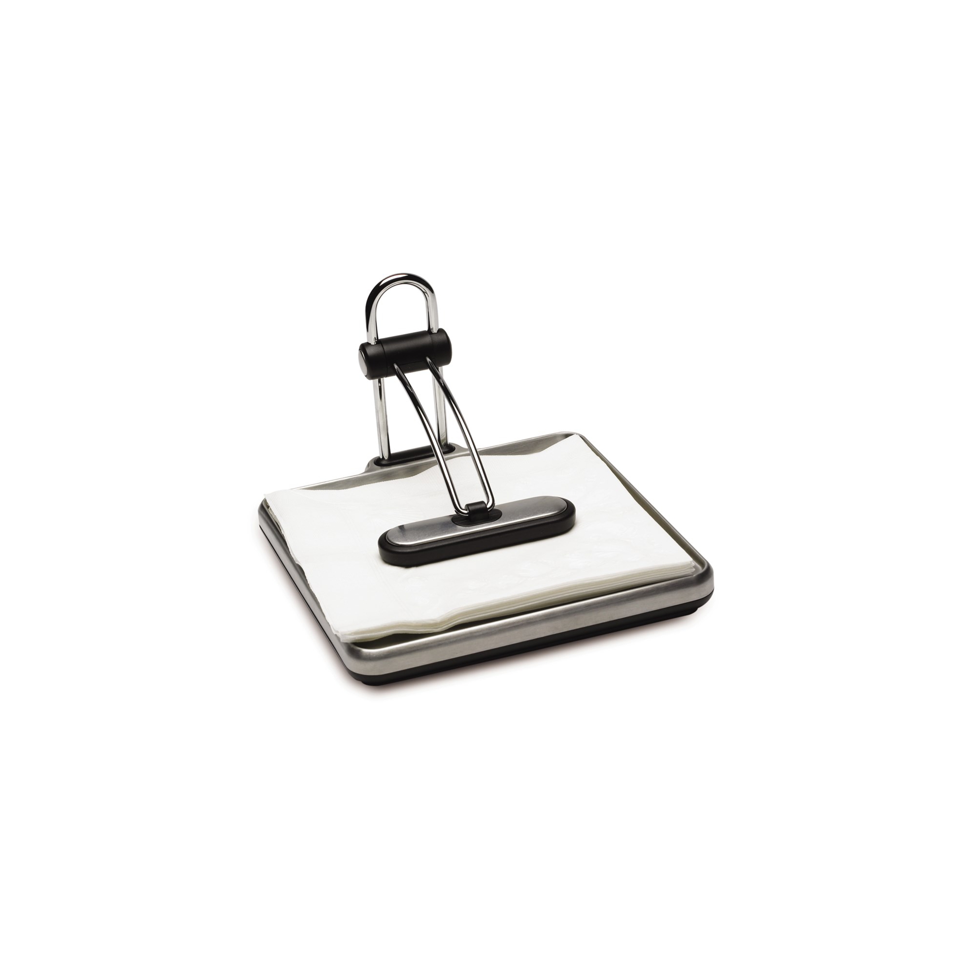 simplehuman Quick Grip Napkin Holder, Stainless Steel