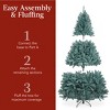 Best Choice Products Pre-Lit Blue Spruce Christmas Tree w/ Foldable Base, Incandescent Lights - 4 of 4