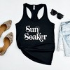 Simply Sage Market Women's Retro Sun Soaker Graphic Racerback Tank - 3 of 3