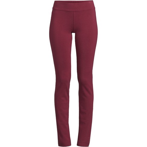 New in Package Rich Burgundy WOMAN WITHIN Size 34W Ponte Pants W/Pockets