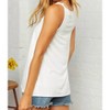 Women's Lace Flowy Vneck Tank Top - P.S. Love - 3 of 3