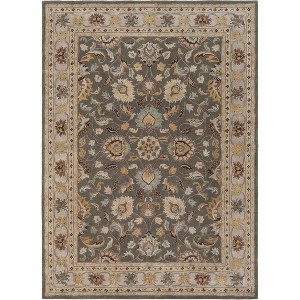 Hauteloom Caesar Hand Tufted Burnt Orange 1124 Wool Carpet - 1 of 4