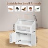 Hamster House, Hamster Home with Storage Cabinet and Accessories, Play and Resting Place for Small Animals, Guinea Pigs, Hedgehogs, And Sand Rats - 4 of 4