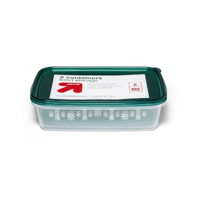 Large Rectangle Food Storage Container - 128oz/2ct - up & up™