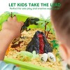 Klever Kits Dinosaur Sensory Bin for Child, Play Sand Toy with Glow-in-The-Dark Dinosaurs, Sandbox with Lid Sand, Gift for Boys Girls Age 3+ - 4 of 4