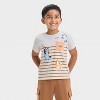 Toddler Boys' 2pc Bluey Pocket T-Shirt & Cargo Pants Set - Brown - 3 of 4