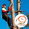 VEVOR 12.7mm Steel Core Flipline, 10ft(3m) Arborist Flipline, Flip Line for Tree Climbing with Alloy Steel Snap Hook, Orange - 2 of 4