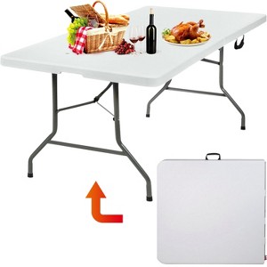 Musment 6ft Folding Table for Indoor Outdoor  Camping Party - 1 of 4