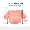 Tiny Twinkle Mess-Proof/Waterproof 2-Pack Long-Sleeve Baby Bib, Machine Washable Smock for Eating - 3 of 3