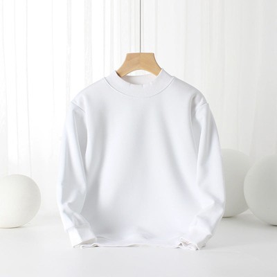 MyKids-USA Baby Solid Color Thickened Autumn Basic Hoodies