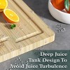 Cutting Boards for Kitchen Meal Prep & Serving - Bamboo Wood Cutting Board - 4 of 4