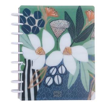 Happy Planner July 2024 - June 2025 Weekly/Monthly Planner 9.75"x8.75" Classic Vivid Blooms