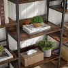 KTMBDW Triple Column 5 Tier Bookshelf, Bookcase with 14 Open Display Shelves, Industrial Bookshelves for Bedroom, Living Room and Home Office - 4 of 4